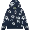 Denim Tears Bstroy Blue Hoodie Zip