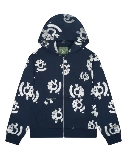 Denim Tears Bstroy Blue Hoodie Zip