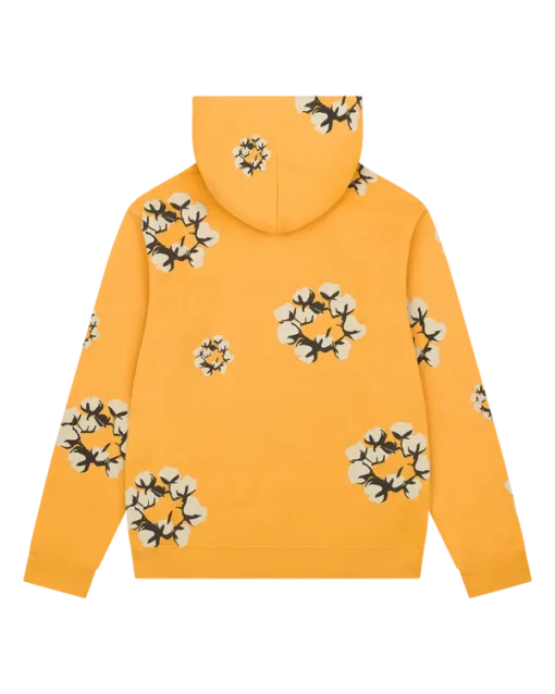 Denim Tears Yellow Hoodie Cactus Wreath