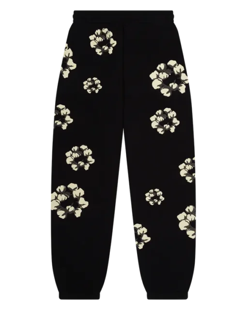 Denim Tears Cactus Black Sweatpants Wreath