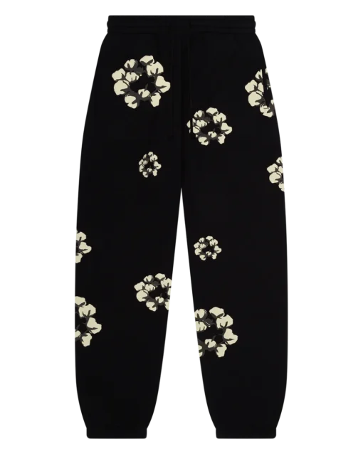 Denim Tears Cactus Black Sweatpants Wreath