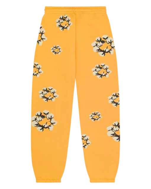 Denim Tears Yellow Sweatpants Cactus Wreath