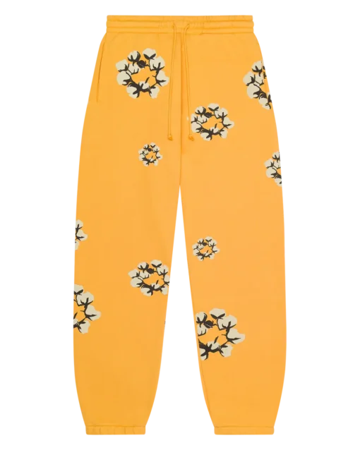 Denim Tears Yellow Sweatpants Cactus Wreath