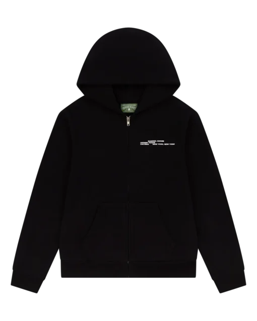 all black denim tears hoodie X Gabriel Moses Zip