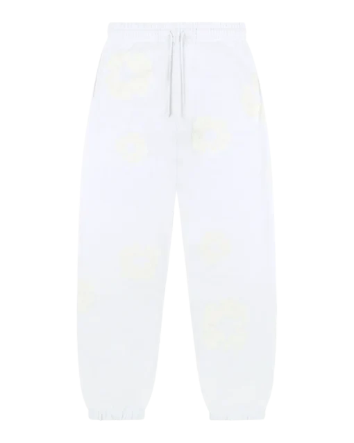 Denim Tears White Sweatpants Mono Cotton Wreath