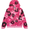 Denim Tears Pink Camo Hoodie Cotton Wreath Zip