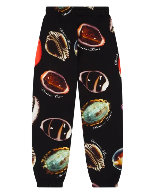 Denim Tears Shell Black Sweatpants