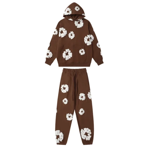 denim tears tracksuits Brown Cotton Wreath