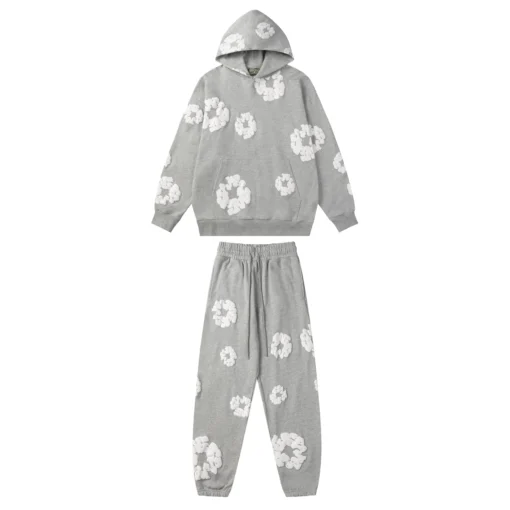 denim tears tracksuit grey
