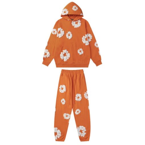 denim tears tracksuit Orange Cotton Wreath