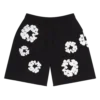 Black denim tears shorts Cotton Wreath