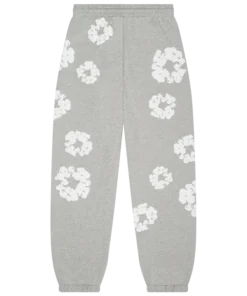 Denim Tears Grey Sweatpants Cotton Wreath