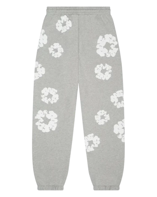 Denim Tears Grey Sweatpants Cotton Wreath