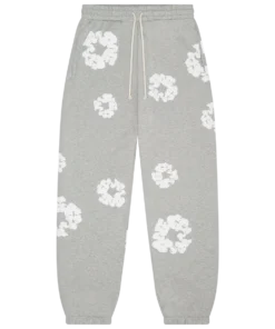 Denim Tears Grey Sweatpants Cotton Wreath