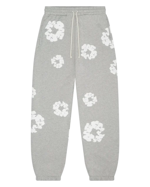 Denim Tears Grey Sweatpants Cotton Wreath