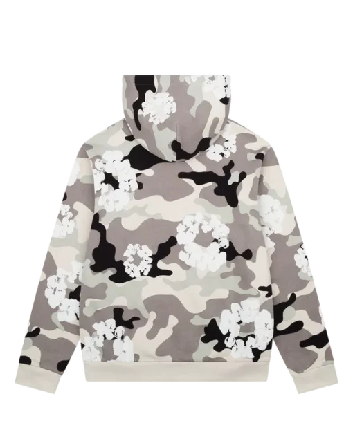 denim tears white camo hoodie