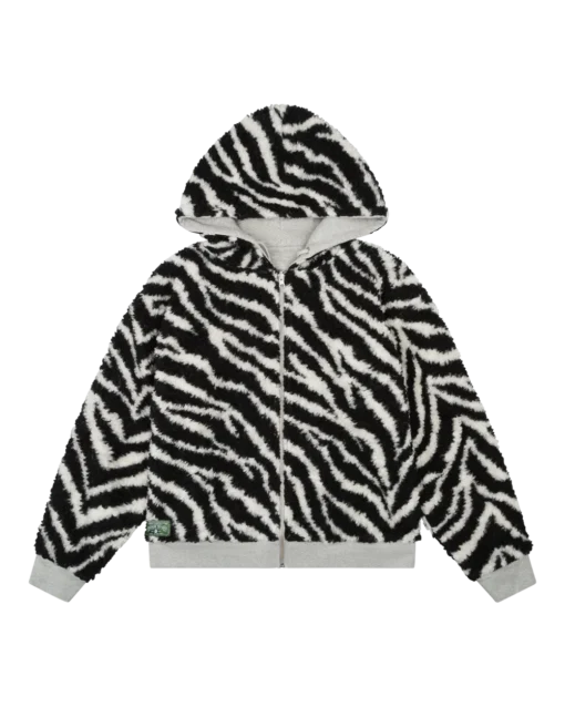 denim tears zebra hoodie