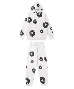 denim tears black and white tracksuit