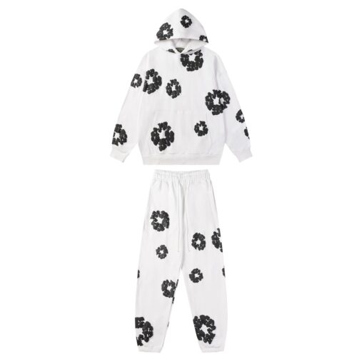 denim tears black and white tracksuit