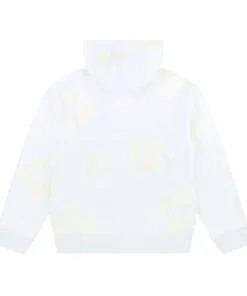Denim Tears White Hoodie Mono Cotton Wreath